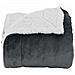 Coperta Grigio scuro 220 x 240 cm Panno - Foto miniatura 4