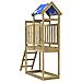 Torre da Gioco Marrone Legno Impregnato Solido - Foto miniatura 1