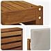 Set divani con cuscino 7 pcs Grigio Naturale e Chiaro - Foto miniatura 8