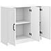 Credenza Bianco Lucido 89 x 34,5 x 77 cm Legno ingegnerizzato - Foto miniatura 3