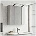 Mobiletto per specchio da bagno Grigio Sonoma 60 x 14,5 x 50 cm - Foto miniatura 2