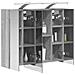 Mobiletto per specchio da bagno Grigio Sonoma 60 x 14,5 x 50 cm - Foto miniatura 3