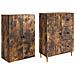 Set di armadi 2 pcs 66 x 34,5 x 90 cm Legno ingegnerizzato - Foto miniatura 3