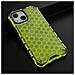 Coperchio A Nido D'ape Con Bumper In Tpu, Progettato Per Iphone 13 Mini, Verde. - Foto miniatura 4