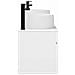 Set di Armadi da Bagno 3 pz Bianco Lucido 49 x 44,5 x 66 cm - Foto miniatura 4