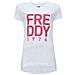 T-shirt Bambina Scritta Glitter 6a Bianco - Foto miniatura 1