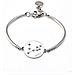 Bracciale Donna In Acciaio Bianco Con Swarovski Elements, Linea Chakra, Diam. Cm 6, 5.0 Grammi - Foto miniatura 3