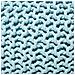 Pouf Poggiapiedi In Tessuto Azzurro 40 X 25 Cm Conrad - Foto miniatura 2