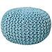 Pouf Poggiapiedi In Tessuto Azzurro 40 X 25 Cm Conrad - Foto miniatura 36