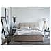 Letto Matrimoniale In Tessuto Beige Con Contenitore 140 X 200 Cm Rennes - Foto miniatura 3