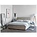 Letto Matrimoniale In Tessuto Beige Con Contenitore 140 X 200 Cm Rennes - Foto miniatura 23