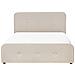 Letto Matrimoniale In Tessuto Beige Con Contenitore 140 X 200 Cm Rennes - Foto miniatura 25