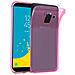 Custodia Compatibile Con Samsung Galaxy J6 2018 In Rosa Transparente - Coperchio Protettivo In Silicone Tpu Flessibile - Foto miniatura 1