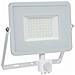 V-tac Pro Vt-50-s Faro Led 50w Ultra Slim Bianco Con Sensore Pir Bianco Caldo 3000k Ip65 - Sku 466 - Foto miniatura 1