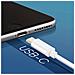 Adattatore Audio Cavo Usb-c Jack 3,5 Mm Connettore Uscita Reversibile 1m Bianco - Foto miniatura 4
