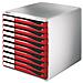 Form Set (10 drawers) Red, 291 x 352 x 292 mm, Rosso - Foto miniatura 1