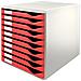 Form Set (10 drawers) Red, 291 x 352 x 292 mm, Rosso - Foto miniatura 2
