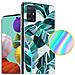 Custodia Compatibile Con Samsung Galaxy A51 4g / M40s Con Foglie Di Banana - Coperchio Protettivo In Silicone Tpu Con Motivo Floreale - Foto miniatura 3