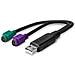 42651 adattatore per inversione del genere dei cavi USB A 1.1 2 x Mini-DIN 6 Pin Nero - Foto miniatura 5