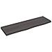 Ripiano Marrone Scuro 100x30x (2-4) cm Massello Rovere Trattato - Foto miniatura 1
