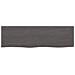 Ripiano Marrone Scuro 100x30x (2-4) cm Massello Rovere Trattato - Foto miniatura 2