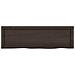 Ripiano Marrone Scuro 100x30x (2-4) cm Massello Rovere Trattato - Foto miniatura 3