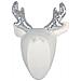 Decorazione Da Parete Feltro Bianco Sporco Argento E Oro 20 X 29 Cm Suzy - Foto miniatura 7