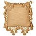 Set Di 2 Cuscini Olearia Cotone 45 X 45 Cm Beige Sabbia Tinta Unita - Foto miniatura 6