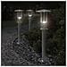 Lampada Da Terra Per Esterni Argento 60 Cm In Acciaio Inox - Foto miniatura 1