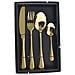 Servizio 24 Posate Oro Lucido per Natale Decorazioni da Tavola Cucina Natalizie - Foto miniatura 3
