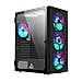 Case Midi-Tower X3-GLASS-BK Colore Nero - Foto miniatura 1