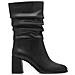 Heeled Boots Stivali Sintetico E Tessile Scarpe Donna Nero Eu 38, 1-25335-43 020 - Foto miniatura 2