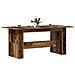 Tavolo Da Pranzo Legno Vecchio 180x90x76cm In Legno Multistrato - Foto miniatura 1