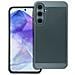 Custodia Back Cover Shell Rigida Antiscivolo Traforata Per Samsung Galaxy A55 Green - Foto miniatura 1