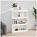 Libreria /divisorio Bianco 80x30x103,5 Cm In Massello Di Pino - Foto miniatura 3