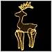 Decorazione Natalizia Renna In Rete Con 306 Led 60x24x89 Cm - Foto miniatura 2