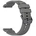 Cinturino Ufficiale Per Ticwatch Atlas 24mm, Silicone Bianco Stile Armatura, Compatibile Con Ticwatch Atlas /pro5 Enduro /itouch Air3 Grey - Foto miniatura 2