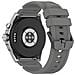 Cinturino Ufficiale Per Ticwatch Atlas 24mm, Silicone Bianco Stile Armatura, Compatibile Con Ticwatch Atlas /pro5 Enduro /itouch Air3 Grey - Foto miniatura 3
