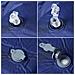 Materasso Campeggio Autogonfiabile Cuscini 1 Persona Blu Marino - Foto miniatura 4