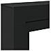 Cornice per Camino Nera 100x30x87,5 cm in Truciolato - Foto miniatura 7