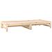 Dormeuse Estraibile 2x(90x190) cm Legno Massello di Pino - Foto miniatura 5