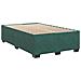 Giroletto a Molle con Materasso Verde Scuro 120x190 cm Velluto - Foto miniatura 5