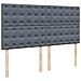 Struttura Letto Pouf con Materassi 200x200 cm Velluto - Foto miniatura 9