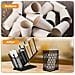 Portabicchieri Da Tè E Caffè Smontabile In Metallo Nero - Organizzazione Versatile Per Casa, Ufficio E Bar - Foto miniatura 4