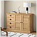 Credenza con Cassetti VIGO 113x40x75 cm Legno Massello di Pino - Foto miniatura 2
