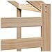 Letto a Soppalco con Tetto 80x200 cm in Legno di Pino - Foto miniatura 9