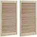 Porta per Armadio 2 pcs Naturale 140.5 x 2.1 x 49.5 cm - Foto miniatura 1