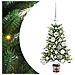Albero di Natale con 150 LED con supporto Verde 65 cm PE - Foto miniatura 1