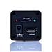 Mikroscopio Digitale Earth Pro Mcep-0.5x-pzrr - Zoom 7-45x, Display 8"" | Oculare Rotante 360° | Ideale Per Elettronica E Biologia - Foto miniatura 2