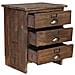 Comodino In Legno 3 Cassetti 40x31x46,5h Cm - Foto miniatura 5